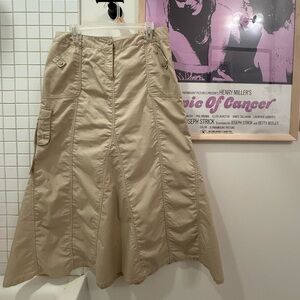 Women's maxi cargo skirt